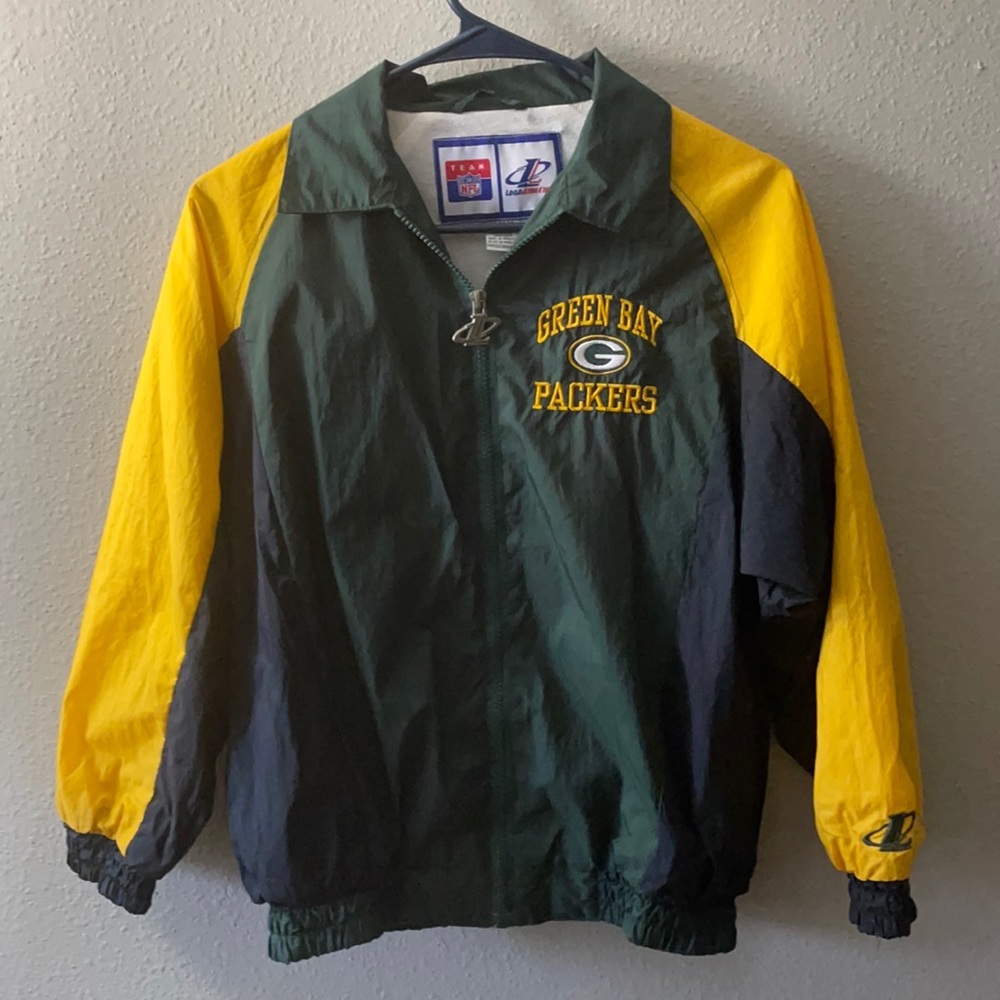 Green Bay Packers Logo Athletics Windbreaker